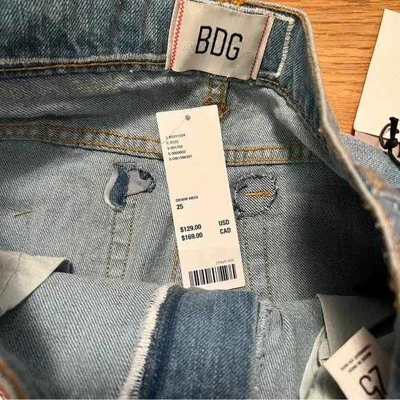 NWT Urban Outfitters BDG High Waist Patchwork Hippie Boho Floral crocheted jeans - Picture 9 of 14